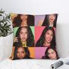 Pillow Cover New Kpop Girls Katseyes Funny Pillow Case For Sofa Bedroom Home Decor Pillowcases