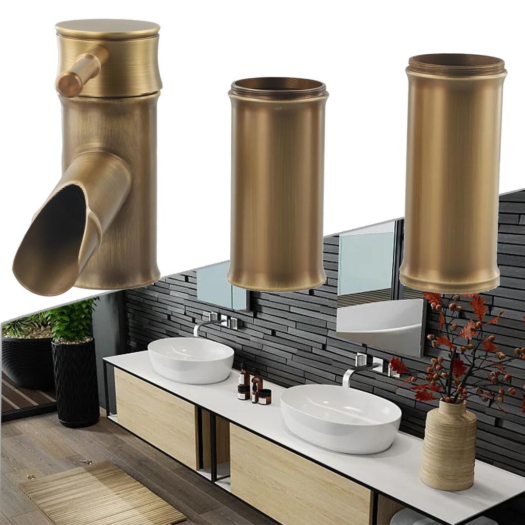 Basin Faucet Deck Mounted Hot And Cold Water Mixer Tap