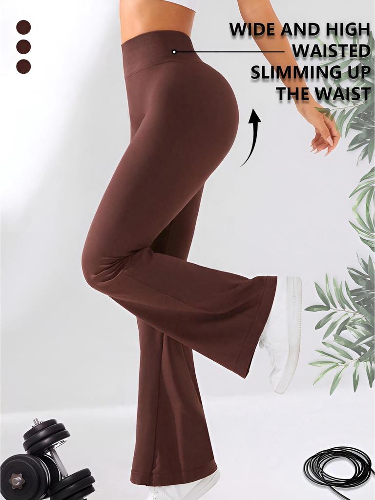 European Seamless Peach-Enhancing Yoga Suit Set: Women's Flare Fitness & Casual Wear