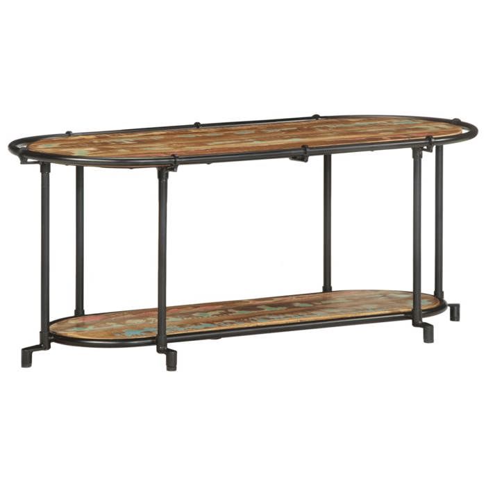 VidaXL TV Cabinet 100x42x40 Cm Solid Reclaimed Wood, TV Bench, Hi-Fi Cabinet, TV Console, TV Sideboard, Multimedia Cabinet, 4013490