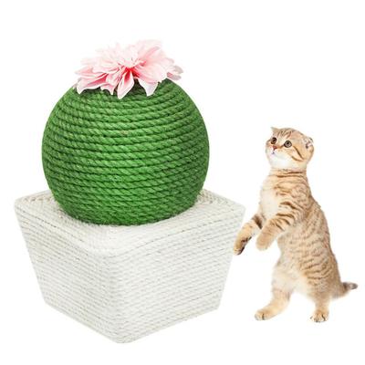 Sisal Örgü Topu Kedi Oyuncak Tumbler Evcil Hayvan için Kedi Nane Topu Yakalama