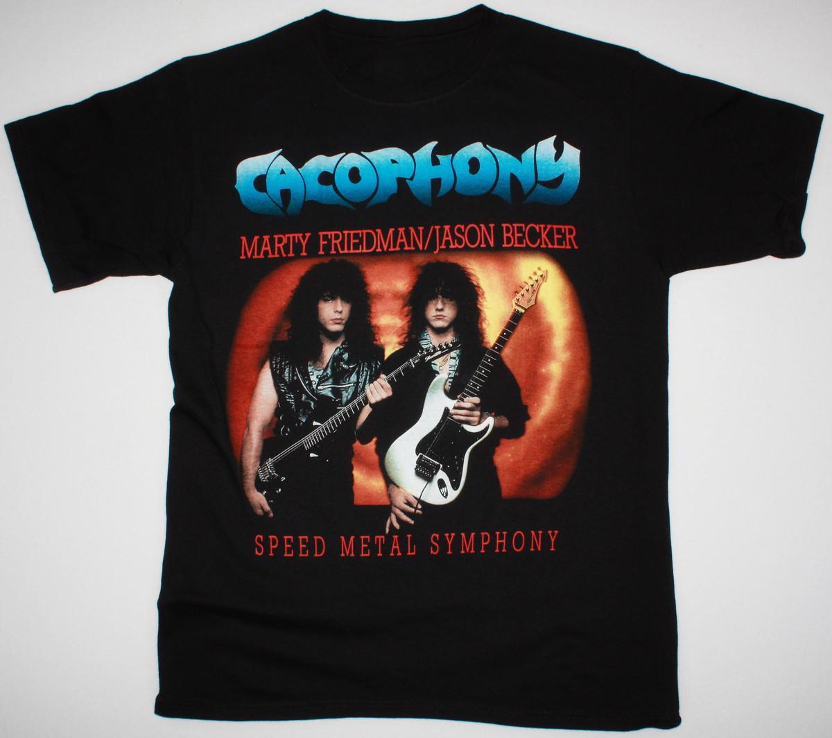 Cacophony Speed Metal Symphony T-Shirt Metal Graphic Tee 1L242 XXL