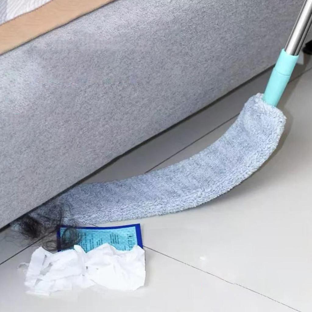 Telescopic Dust Brush Long Handle Mop Sweep Artifact Household Bed Bottom Gap Clean Fur Dusty Magic Microfibre Duster
