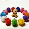 Random Color Plush Ball Cat Toys, Soft Interactive Stress Relief Toys For Pets