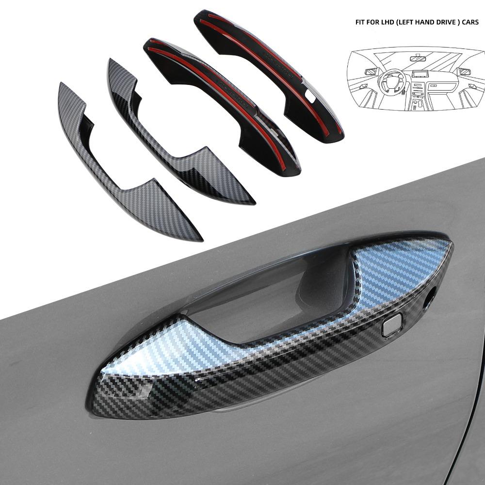 

Накладка на ручку внешней двери автомобиля для BYD Atto3 Atto 3 2025 2025 2025 ABS Имитация углеродного волокна Декорация RHD/LHD