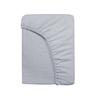 Cotton Fitted Sheet 60x120 FROTA for a Cot, Light Gray