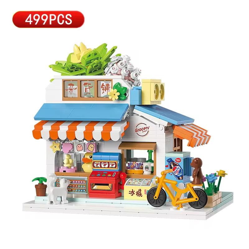 

ToylinX Конструктор «Вид города», Мини-магазин - Образовательный набор из АБС-пластика, Развивает интересы детей, Подарок на праздник