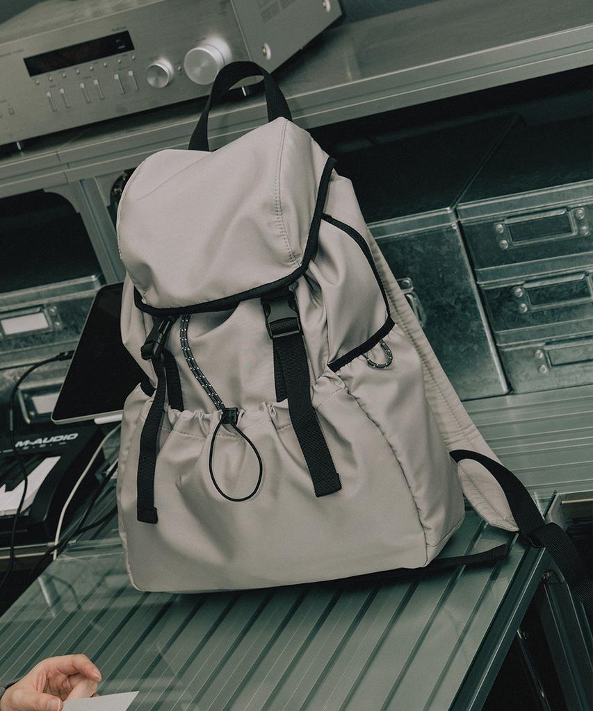 Madgoat City String Backpack_Sand Grey