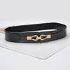 Cowhide Elastic Waist Seal for Women Versatile Retro Leather Wide Belt with Windbreaker Jacket Trouser Waist Closure Wide Belt