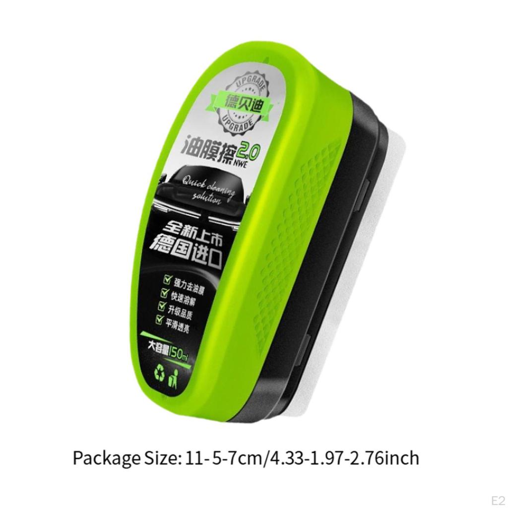 Automotive Oil Film Cleaning Brush,Hydrophobic Glass Coating 150ml Capacity Remover for