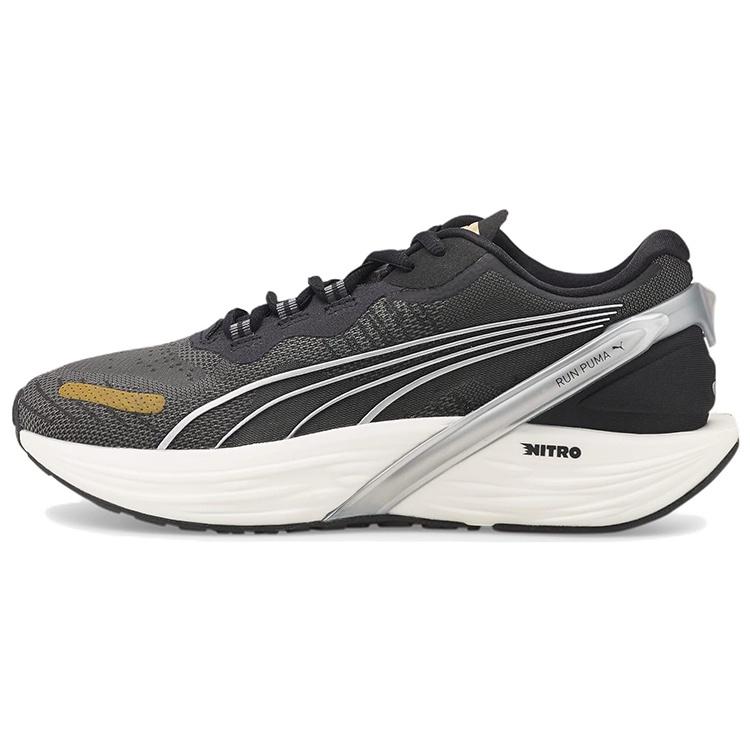 (WMNS) PUMA Run XX Nitro Black Metallic Silver Women s 376171-01 EU 35.5