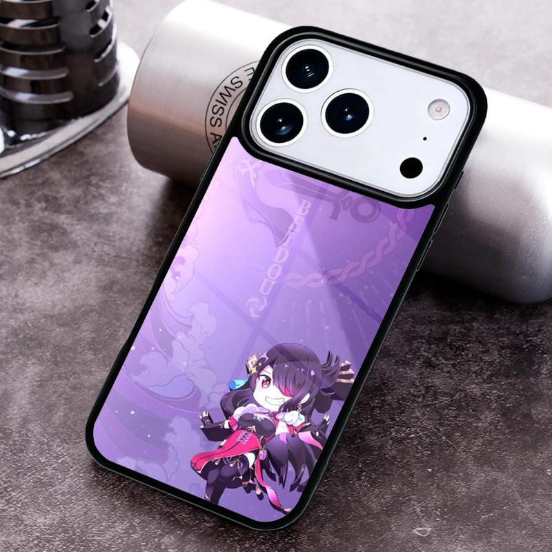 Genshin Impact Beidou Phone Case for iPhone 17 16 15 Pro Max Air 14 13 12 11 Plus Shockproof Cover