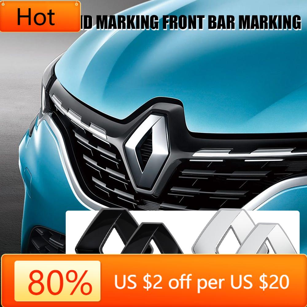 2026 Hot For Renault Interior Stickers Auto Front Radiator Grille Badges Rear Trunk Emblem Covers Sticker For Renault Scenic Log