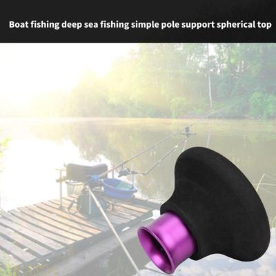 A1A2 Fishing Rod Butt Cushion Fixing Poles Stand Cushion Shock Absorbing Fishing Fighting Belt Rod Butt Bracket for Fishing
