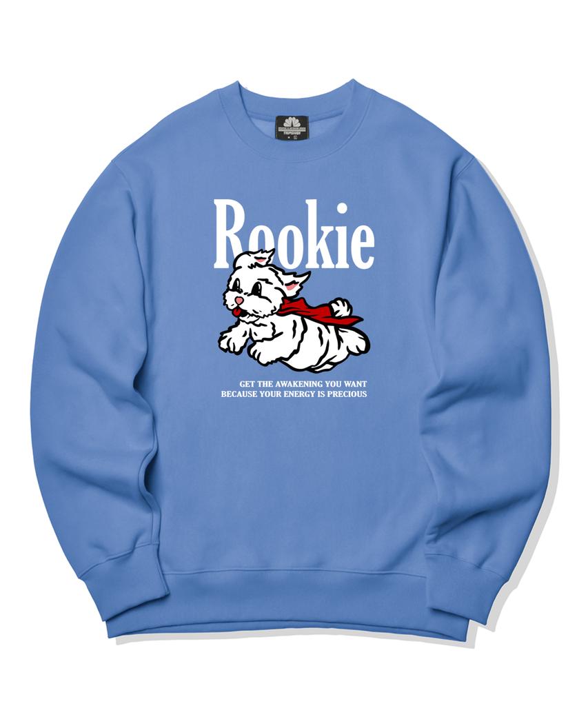 TRIPSHION Rookie Maltese Graphic Crewneck - Blue