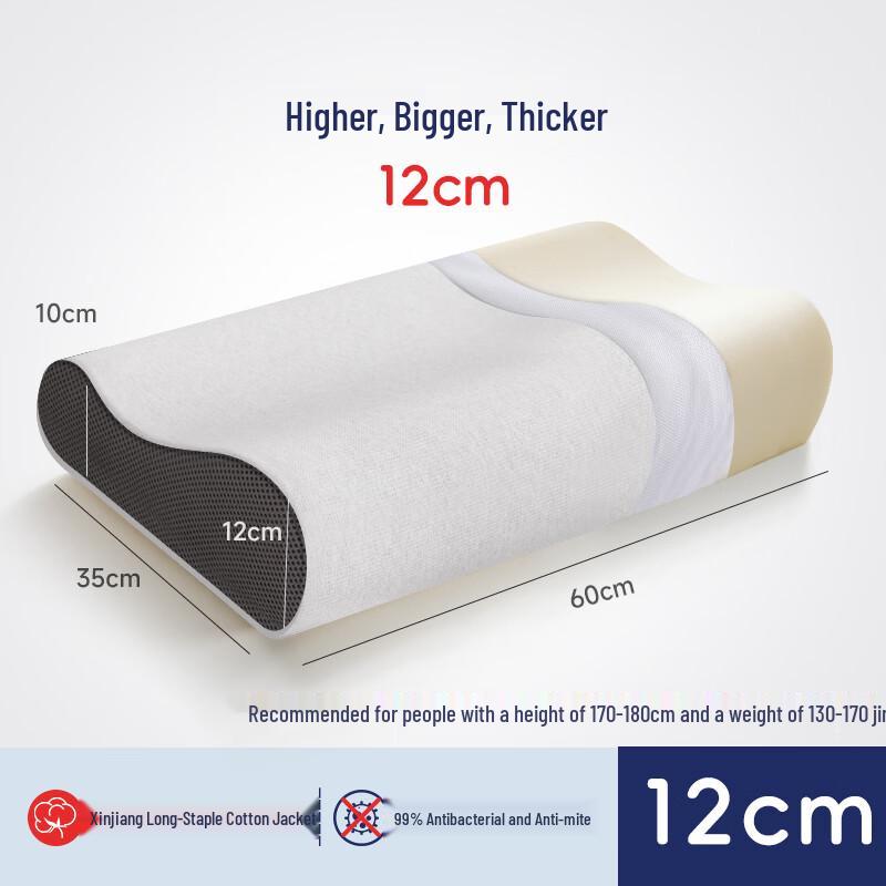 Noyoke Memory Foam Cervical Pillow for Tall & Heavy Side Sleepers
