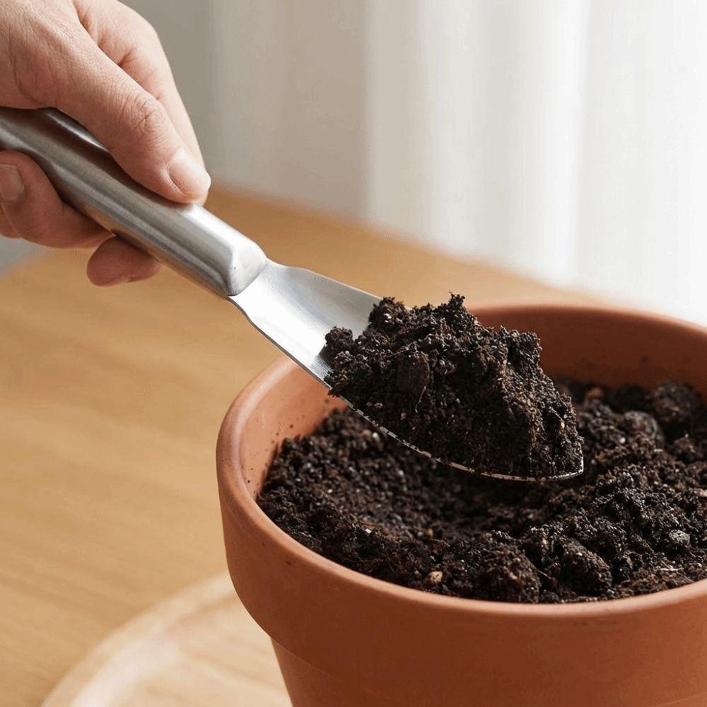 Rustproof Stainless Steel Shovel Thickened Planting Shovel Multi-Use Garden Shovel  Household