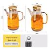 ZISIZ Amber Glass Oil Dispenser 2-Pack