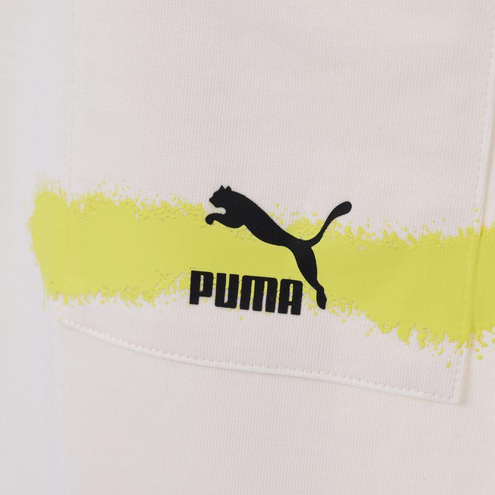 Puma Tricou grafic boxy bărbați topuri alb 536087-65