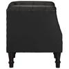 Armchair Black Genuine Leather