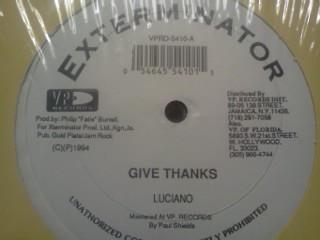 

12inch Record LUCIANO LUKIE D Give Thanks New Direction VPRD5410 EXTERMINATOR 1994 US Reggae Ska Dub Used