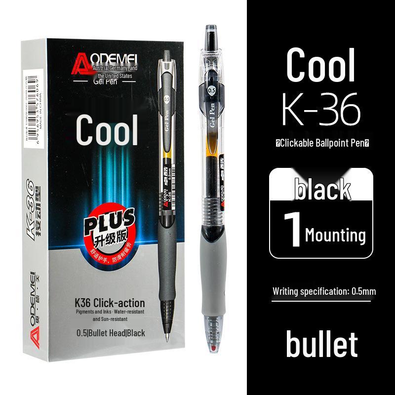 Qixin GP108 Quick-Dry Gel Pen for Students & Teachers - Black, Red, Blue Signature Colors