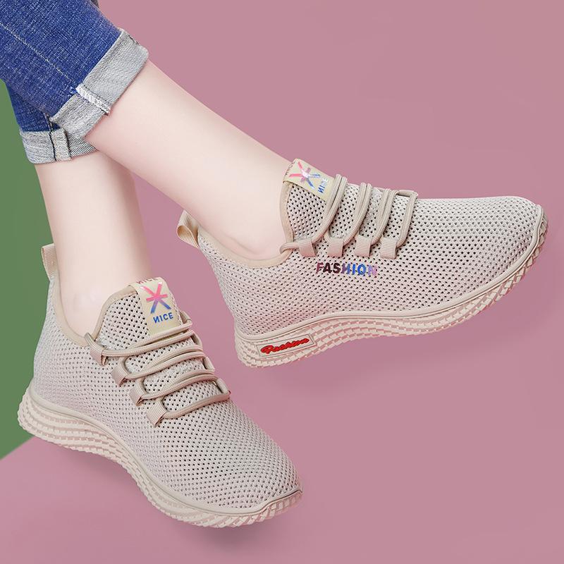 Sneakers women's 2025 summer new women's shoes breathable mesh casual shoes versatile small red shoes lightweight running shoes women