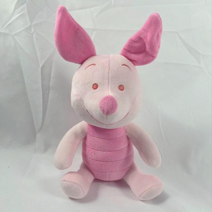 4pcs Kawaii Cartoon Animel Plushies Pooh Bear Eeyore Tigger Piglet Christmas Plush Doll Decoration Children Toys Birthday Cuddly Stuffed Fluffy