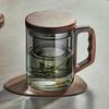 Yihucha Light Luxury Borosilicate Glass Tea Infuser Cup