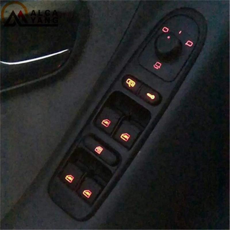 

Portable 1J4959857A New Window Master Switch Button For Golf Jetta Bora Passat B5 Seat Leon MK4 Skoda Octavia Fabia