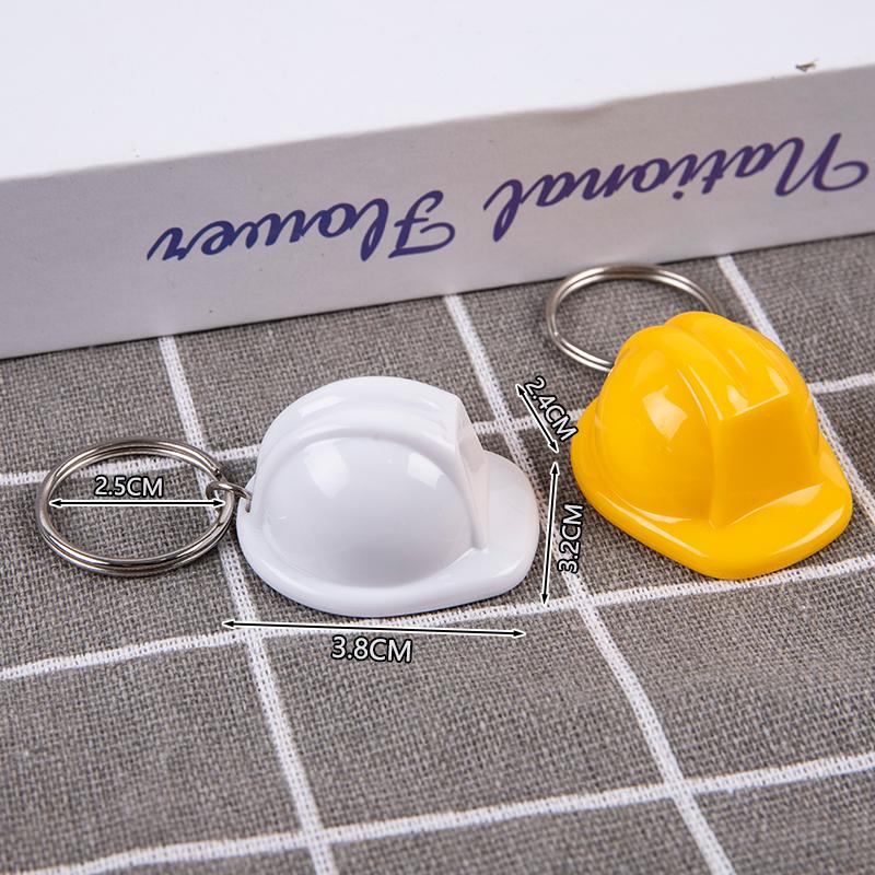 Helmet Hard Hat Keychain Holiday Creative Safety Helmet Keying Jewelry Gift