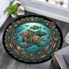 Underwater Marine Life Round Area Rug Under Office Chairs Bedroom Living Room Home Decor