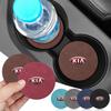Car Nice Non-slip Water Coasters Insulation Pad Decorative Water Coaster For Sportage Rio 3 4 Ceed JD Picanto Soul Stonic Niro K5