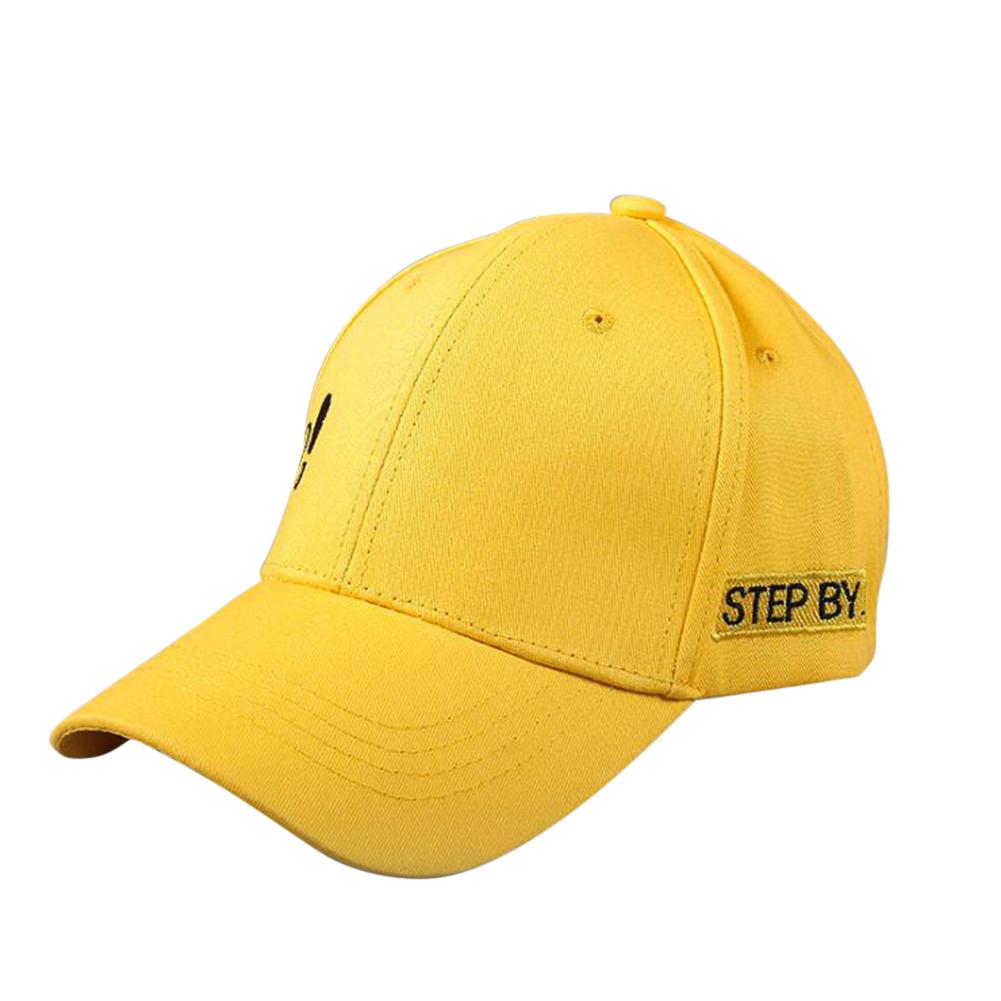 Men Women Simple Casual Hip-Hop Adjustable Letter Embroidery Baseball Cap