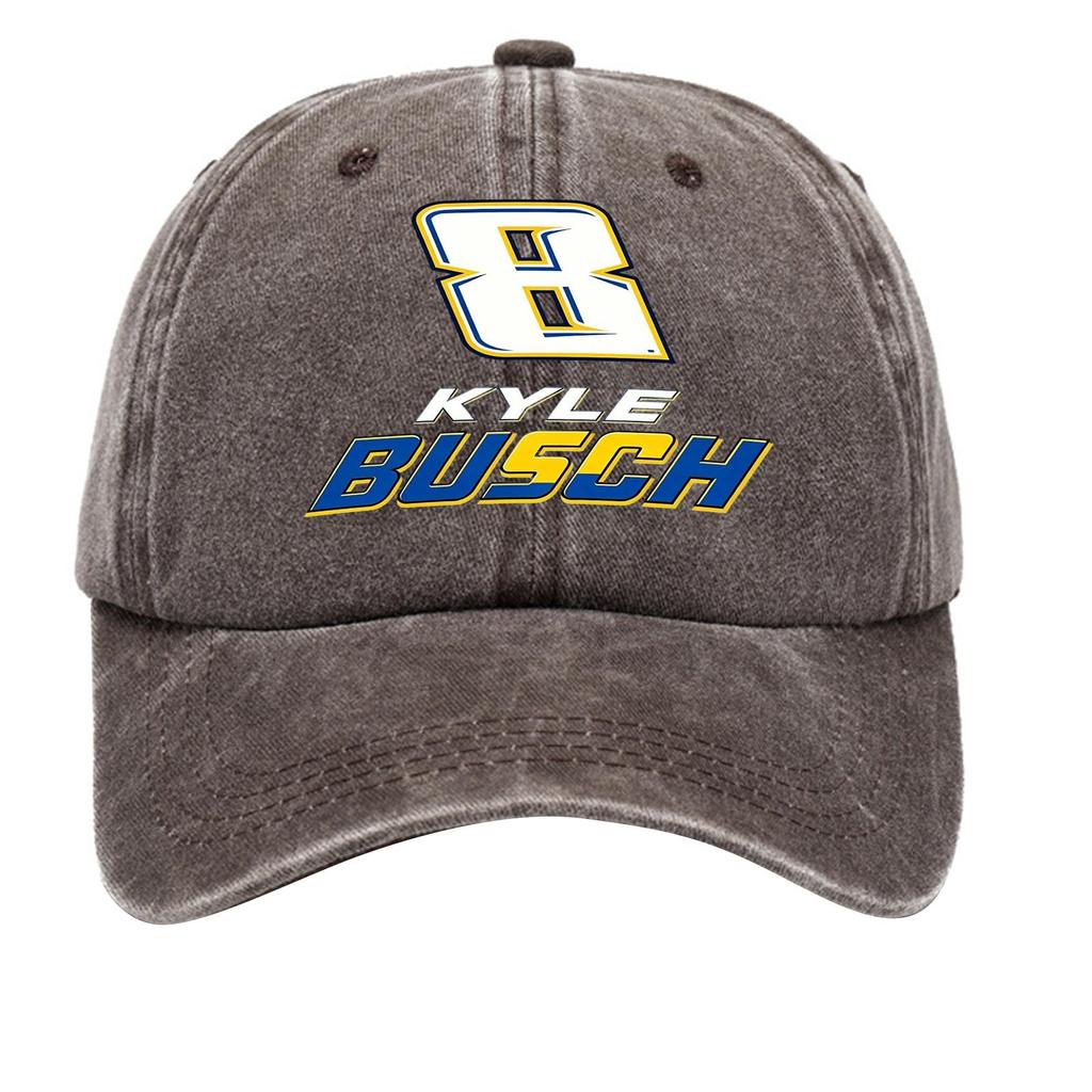 Washed Cotton Baseball Cap Soft Top Vintage Denim Style Adjustable Back Closure Casual Hat for Everyday Wear