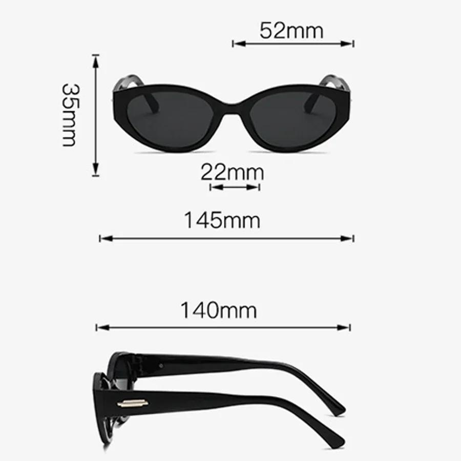 Small Oval Beautiful Sunglasses Women Men Brand Designer Fashion Sun Glasses Female Male Cool Punk Mirror