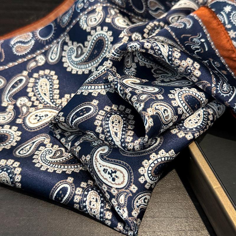 100% Natural Silk Scarf Women Luxury High Quality Headband Square Foulard Female Neckerchief Shawl Wraps Hijab Bandana Scarves