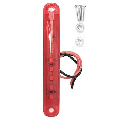 Seitenmarkierungsleuchten, 1 Stück Rot - 24V 9LED Kabinenmarkierungsleuchte, Blinkleuchte vorne hinten Seitenleuchte