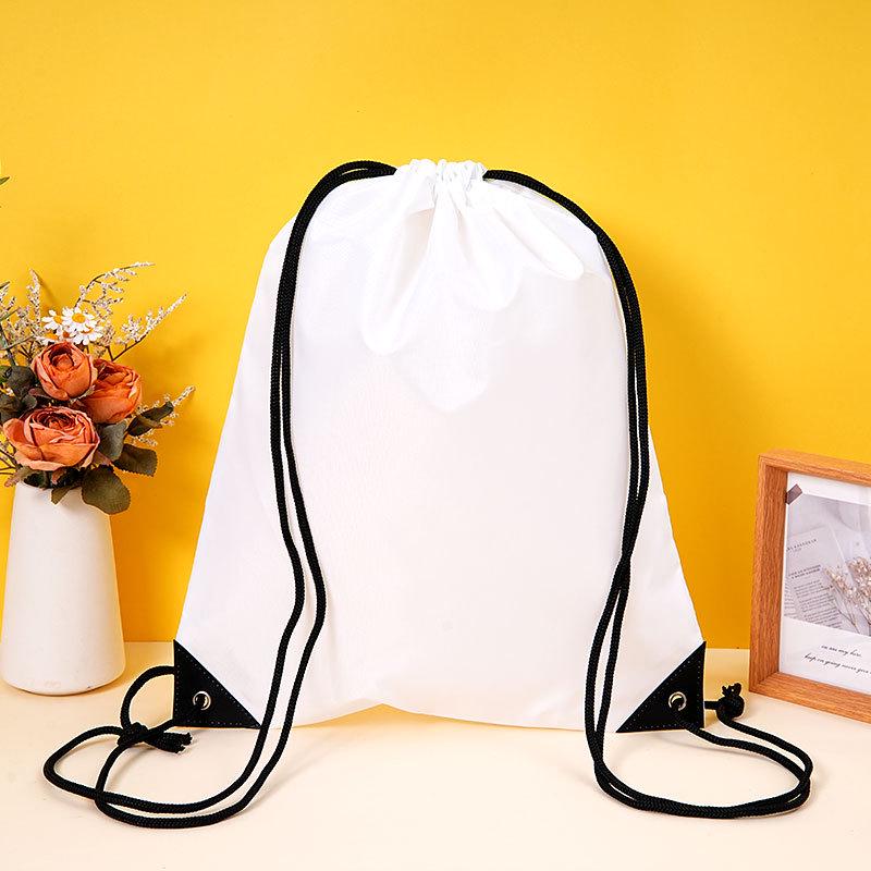 Waterproof 210D Oxford Polyester Sports Drawstring Bag