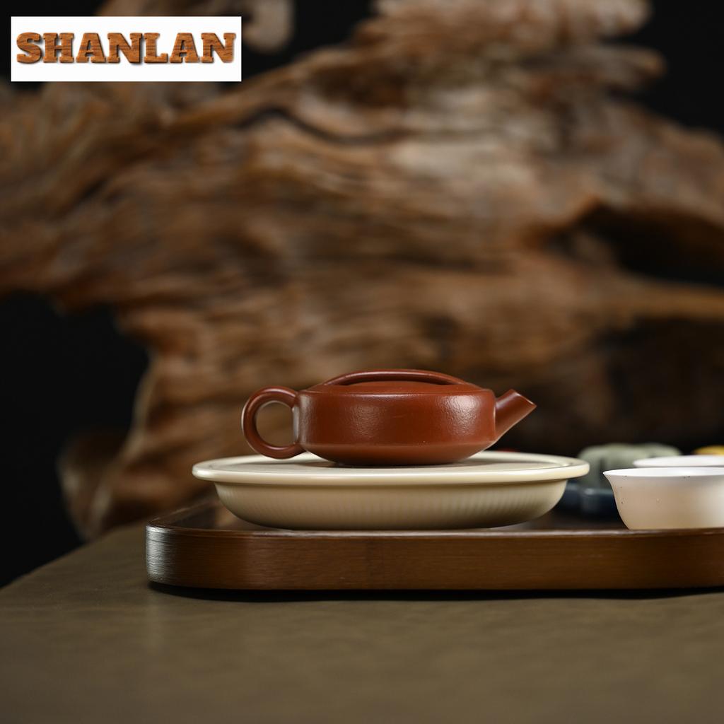 100ml Yixing Purple Clay Teapots Handmade One Tile Pot Raw Ore Zhu Mud Kettle With Infuser Chinese Zisha Tea Set Cafes Supplies