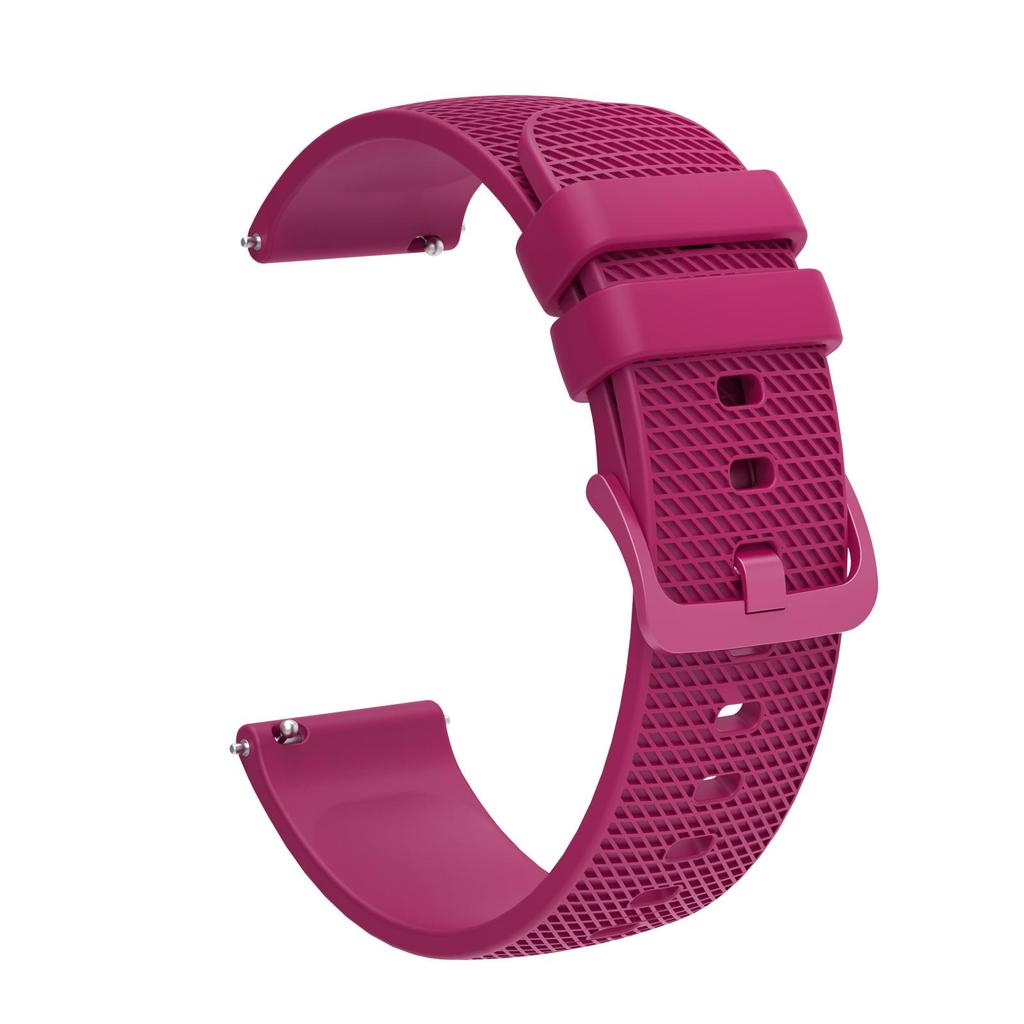 Premium Silicone Watchband WatchStrap Silicone Bracelet Quick Release Rubber Strap WristBand 18mm 20mm 22mm Width Replacement