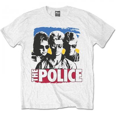 The Police Unisex Yetişkin Band Pamuklu Tişört