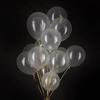 30Pcs Transparent Latex Balloons Decor Suitable For Wedding Decoration The Bathroom Can Also Be Beautiful And Atmospheric