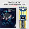 10pcs Canbus T10 Led W5W Led Car Interior Lights 9led 4014smd No Error 194 168 Reading Dome Light Instrument Bulb Plate Lamp Dome Lights 6
