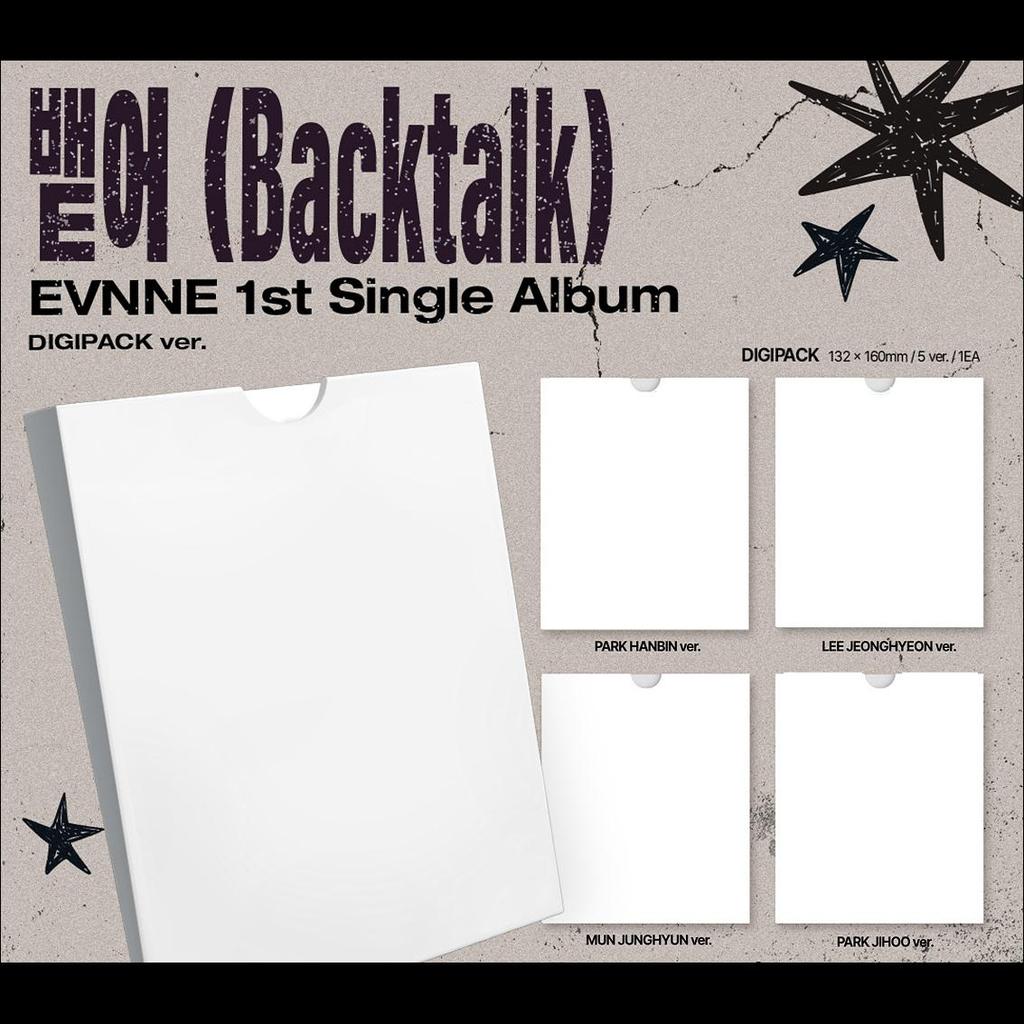 [Pre-order] EVNNE [Backtalk] Digipack Ver. / 1st Single Album + Free Gift