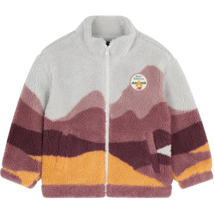 New Balance Kids Jackets Stand Collar Thickened 4DD36053-LGR 110