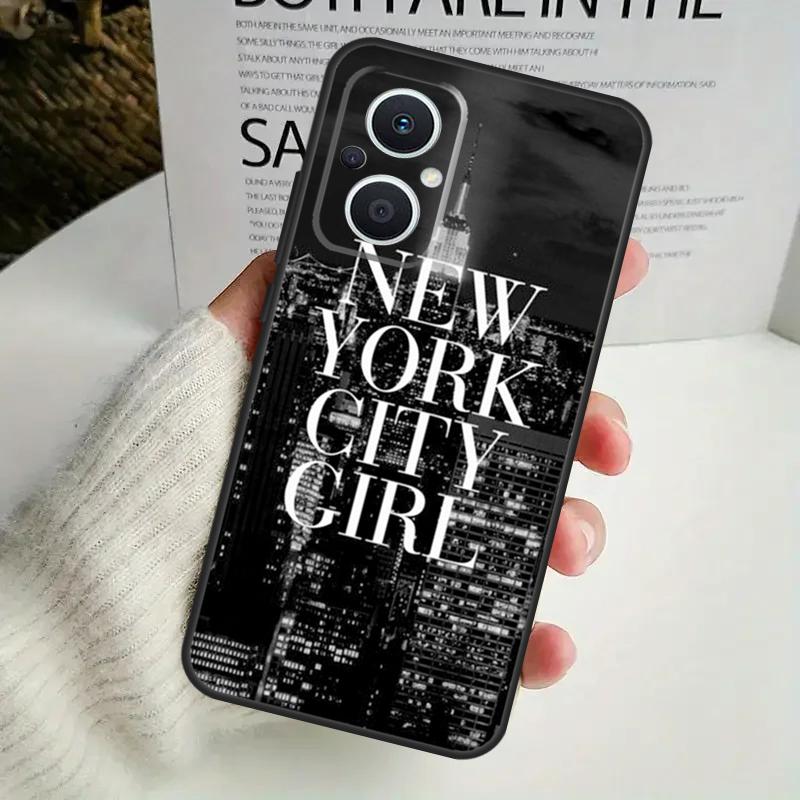 New York City Phone Case For OPPO Reno 8T 14F 13 F 12 11 10 14 Pro 7 8 Lite OPPO Find X8 X6 X5 X9 Pro Cover