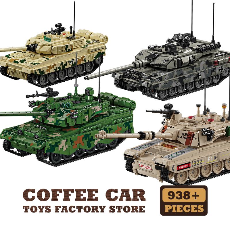 Professional Fishing Men's Ww2 Military Classic Tank Building Blocks Set New Army Armored Car Model War Weapon Panzer Moc Bricks Toys Adult Kids Boys Gifts