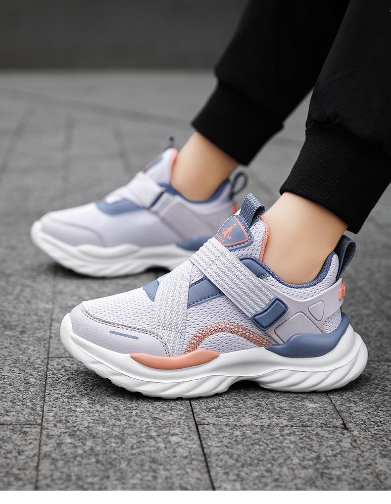 Boys' 2025 Spring Mesh Breathable Running Shoes – Soft Sole Sports Sneakers for Medium & Large Kids