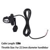 Accelerator Thumb Finger Trigger Throttle for Electric Bike Scooter E bike (Left Hand)